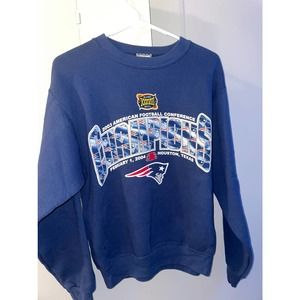 Vintage 2004 AFL Champion Patriots Crewneck